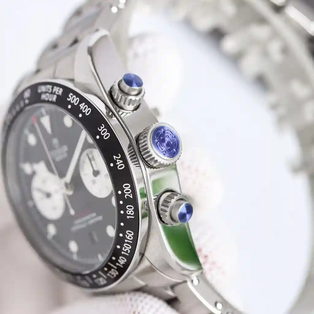 General Watches Tudor Tu@rudder watch men's watch with original fully automatic mechanical movement top 316 stainless steel case strap mineral super mirror diameter 41mm KK view 4