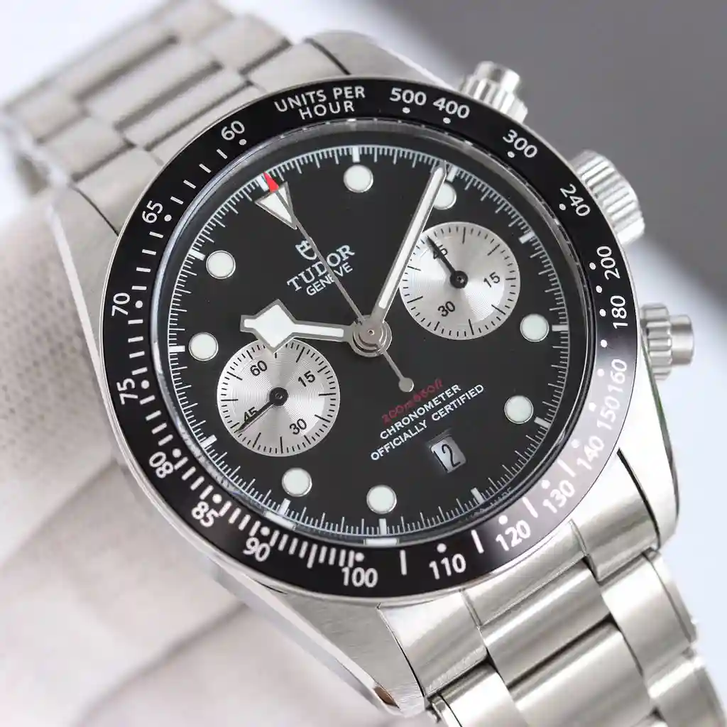 General Watches Tudor Tu@rudder watch men's watch with original fully automatic mechanical movement top 316 stainless steel case strap mineral super mirror diameter 41mm KK view 5