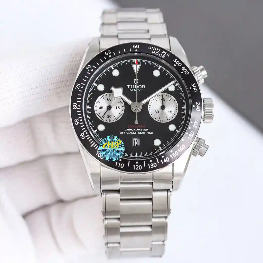 General Watches Tudor Tu@rudder watch men's watch with original fully automatic mechanical movement top 316 stainless steel case strap mineral super mirror diameter 41mm KK view 6