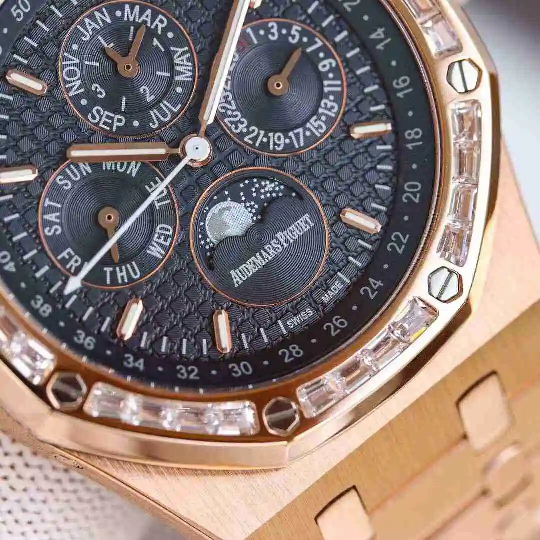 General Watches Audemars Piguet Aibi Watch Men's Watch Paired with Original Fully Automatic Mechanical Movement, Top Grade 316 Precision Steel Case with Mineral Super Strong Mirror Diameter 41mm KK012500 view 6
