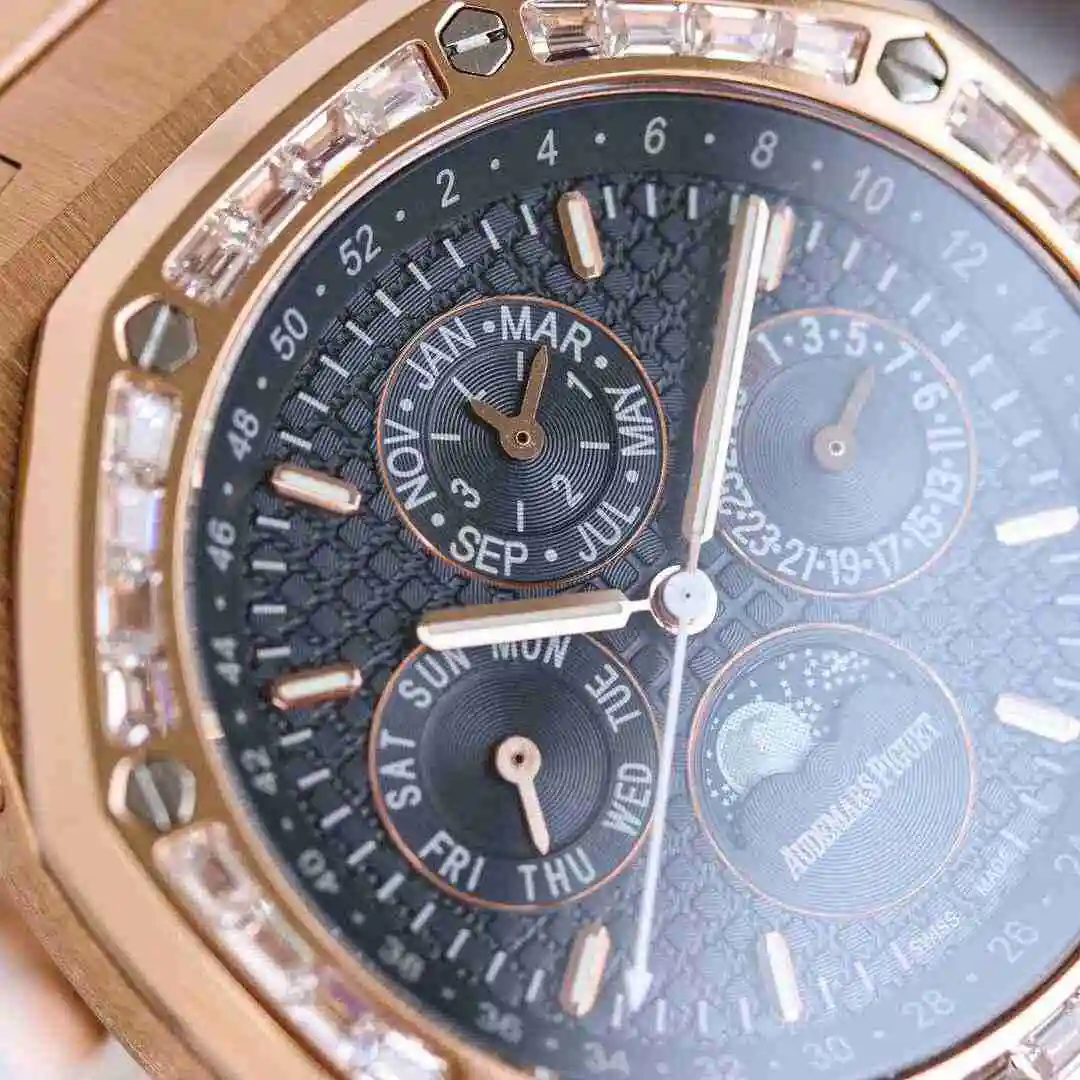 General Watches Audemars Piguet Aibi Watch Men's Watch Paired with Original Fully Automatic Mechanical Movement, Top Grade 316 Precision Steel Case with Mineral Super Strong Mirror Diameter 41mm KK012500 view 7