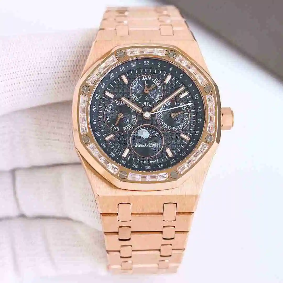 General Watches Audemars Piguet Aibi Watch Men's Watch Paired with Original Fully Automatic Mechanical Movement, Top Grade 316 Precision Steel Case with Mineral Super Strong Mirror Diameter 41mm KK012500 view 9
