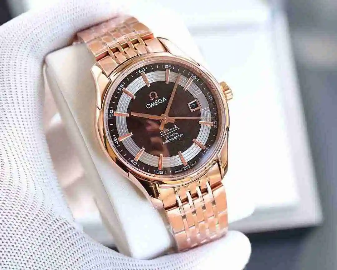 General Watches Omega Watch Men's Watch Paired with Original Fully Automatic Mechanical Movement Top Grade 316 Precision Steel Case with Mineral Super Strong Mirror Diameter 41mm KK05850 view 6