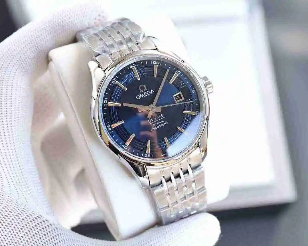 General Watches Omega Watch Men's Watch Paired with Original Fully Automatic Mechanical Movement Top Grade 316 Precision Steel Case with Mineral Super Strong Mirror Diameter 41mm KK05850 view 8