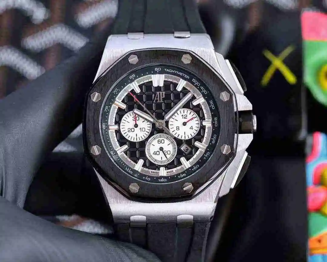 General Watches Audemars Piguet Aibi Watch Men's Watch Paired with Original Fully Automatic Mechanical Movement, Top Grade 316 Precision Steel Case with Mineral Super Strong Mirror Diameter 42mm KK06150 view 3