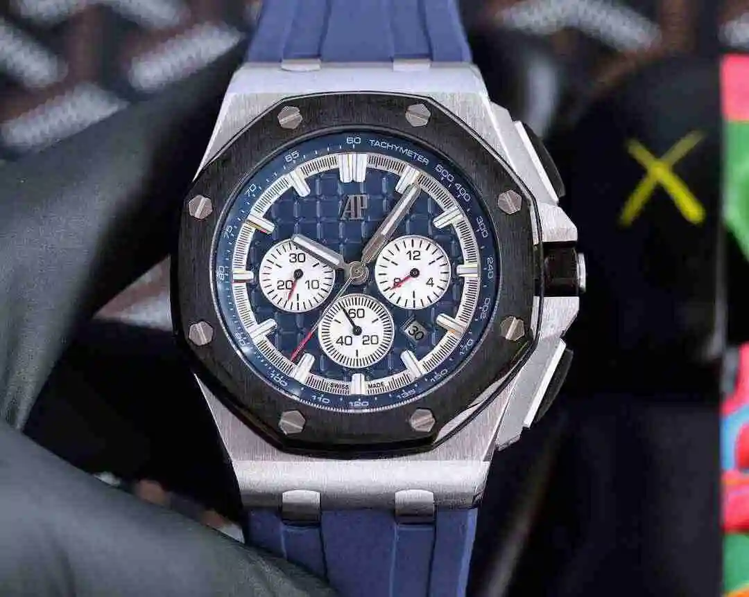 General Watches Audemars Piguet Aibi Watch Men's Watch Paired with Original Fully Automatic Mechanical Movement, Top Grade 316 Precision Steel Case with Mineral Super Strong Mirror Diameter 42mm KK06150 view 4