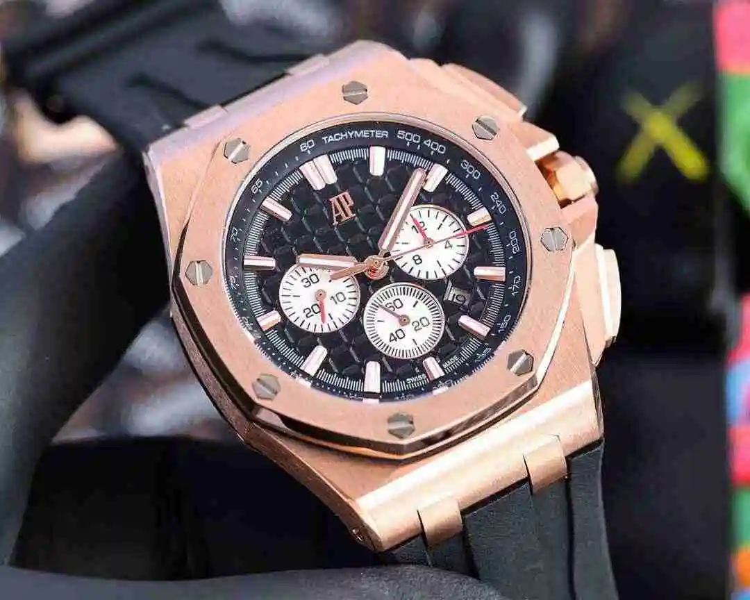General Watches Audemars Piguet Aibi Watch Men's Watch Paired with Original Fully Automatic Mechanical Movement, Top Grade 316 Precision Steel Case with Mineral Super Strong Mirror Diameter 42mm KK06150 view 9