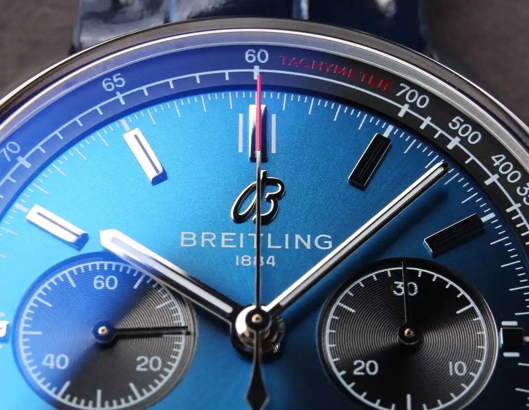 General Watches Breitling Bai@Nianling watch men's watch with original fully automatic mechanical movement top 316 stainless steel case strap mineral super mirror diameter 42mm KK012500 view 6