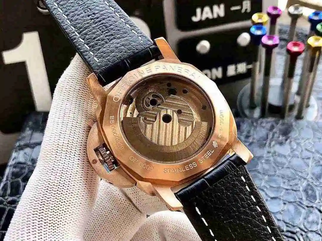General Watches Panerai Peinahai Watch Men's Watch Paired with Original Fully Automatic Mechanical Movement Top Grade 316 Precision Steel Case with Mineral Super Strong Mirror Diameter 45mm KK06250 2 view 3