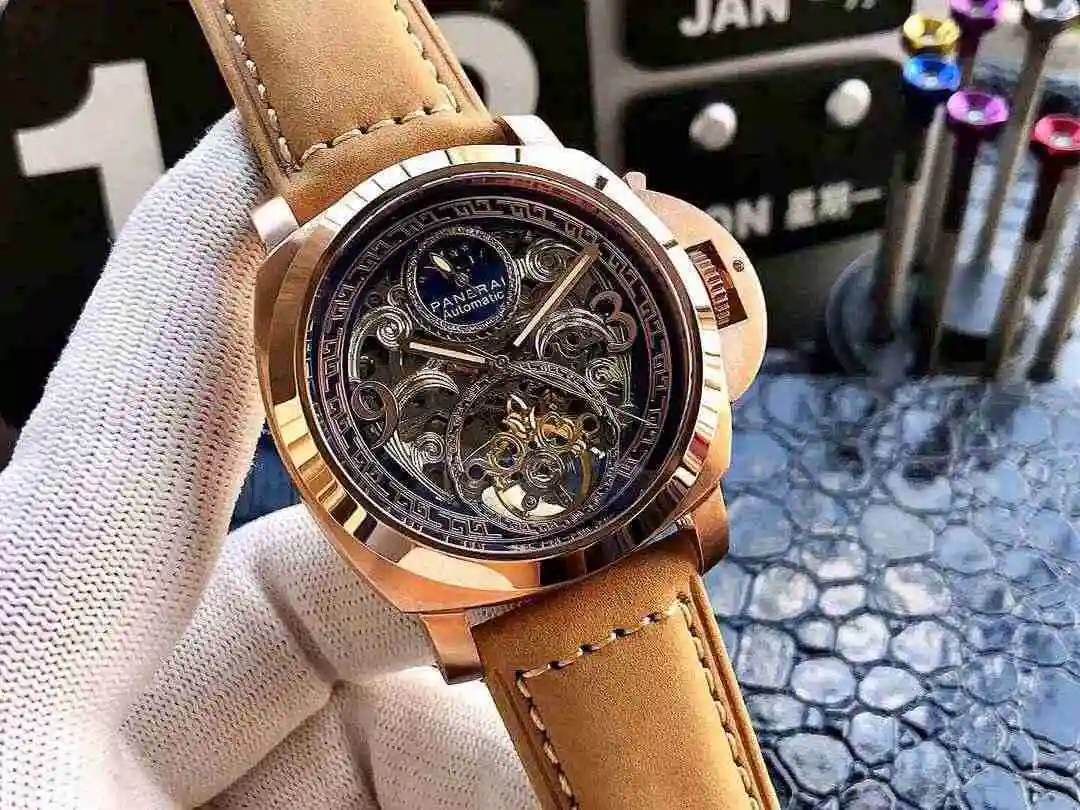 General Watches Panerai Peinahai Watch Men's Watch Paired with Original Fully Automatic Mechanical Movement Top Grade 316 Precision Steel Case with Mineral Super Strong Mirror Diameter 45mm KK06250 2 view 7