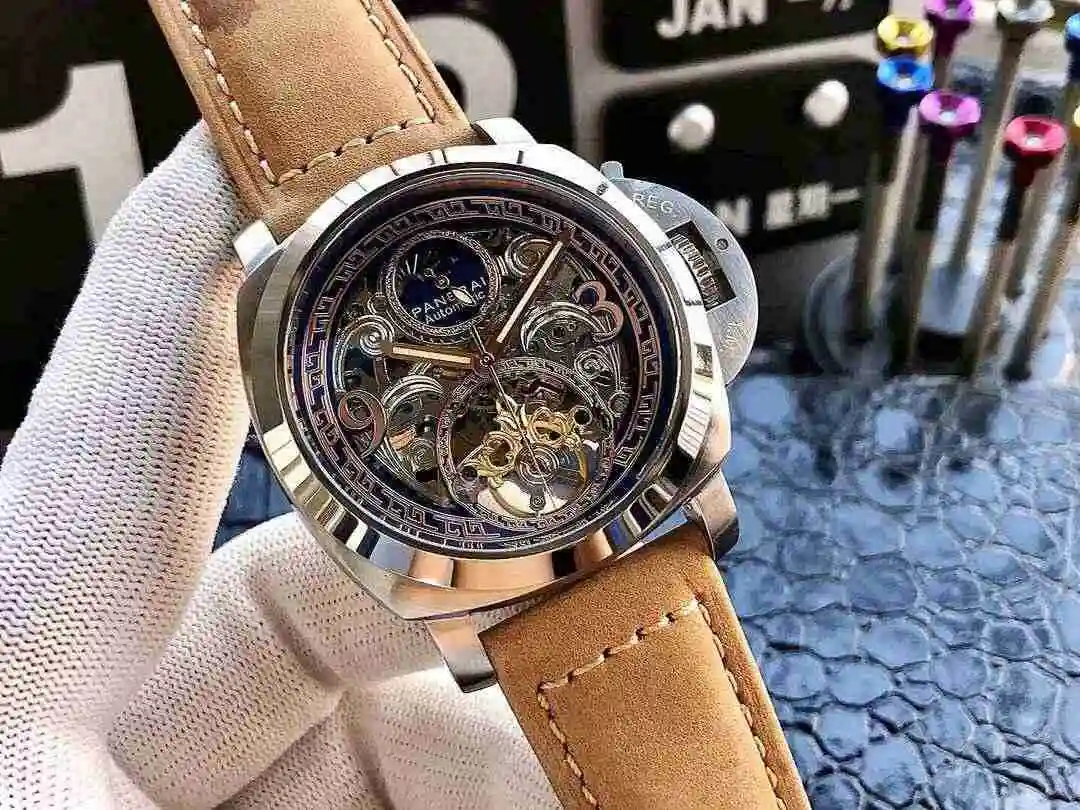 General Watches Panerai Peinahai Watch Men's Watch Paired with Original Fully Automatic Mechanical Movement Top Grade 316 Precision Steel Case with Mineral Super Strong Mirror Diameter 45mm KK06250 2 view 9