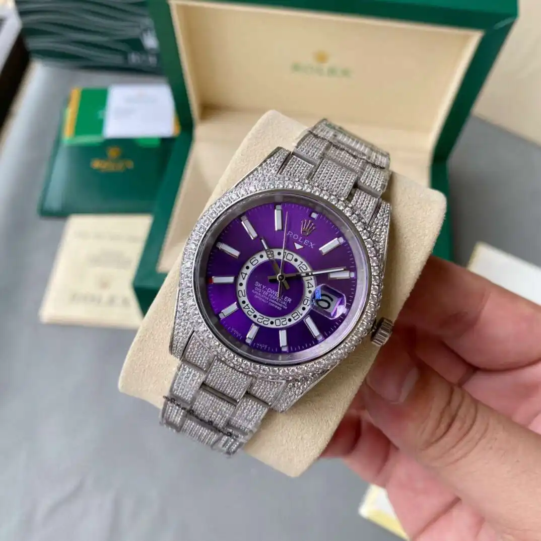 General Watches Rolex watch men's watch with original fully automatic mechanical movement top 316 stainless steel case strap mineral super mirror diameter 40mm KK09800 view 5