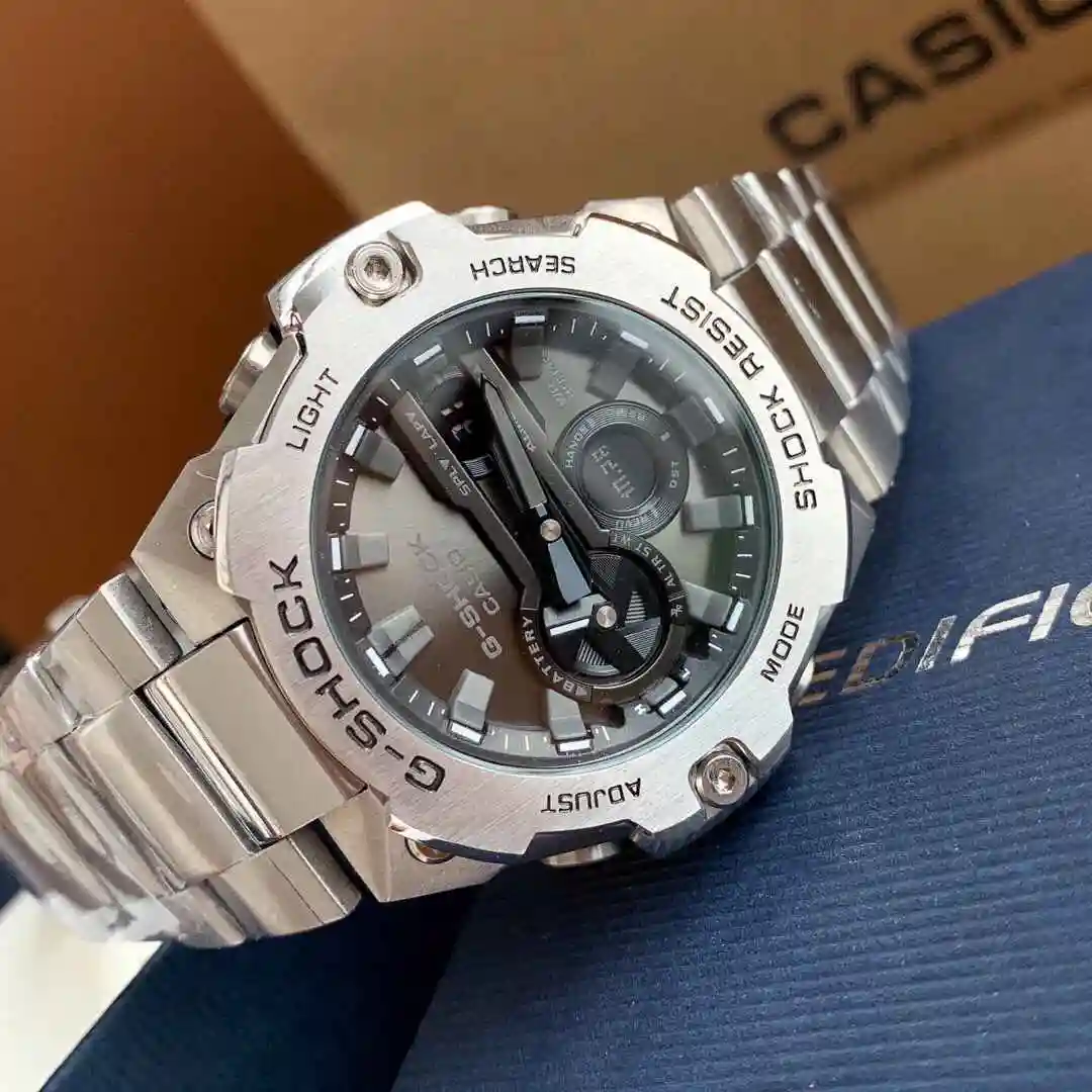 General Watches Casio watch for men with original fully automatic mechanical movement, top grade 316 precision steel case with mineral super strong mirror diameter 46mm KK02350 view 6