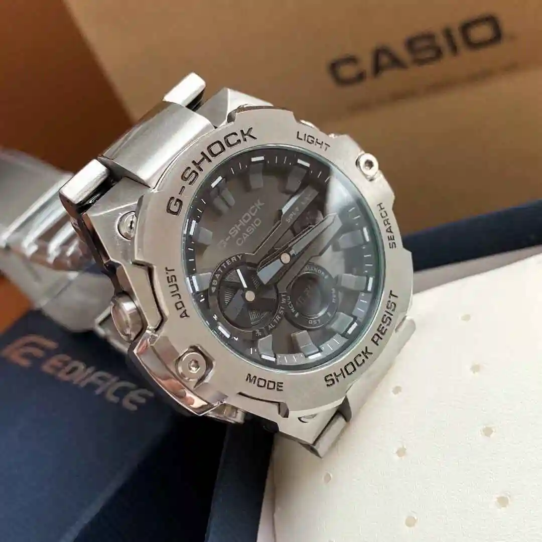 General Watches Casio watch for men with original fully automatic mechanical movement, top grade 316 precision steel case with mineral super strong mirror diameter 46mm KK02350 view 7
