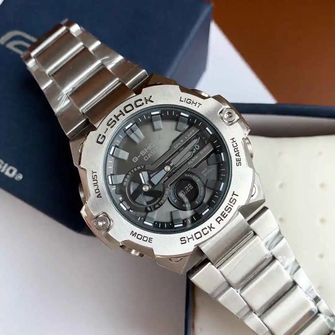 General Watches Casio watch for men with original fully automatic mechanical movement, top grade 316 precision steel case with mineral super strong mirror diameter 46mm KK02350 view 8