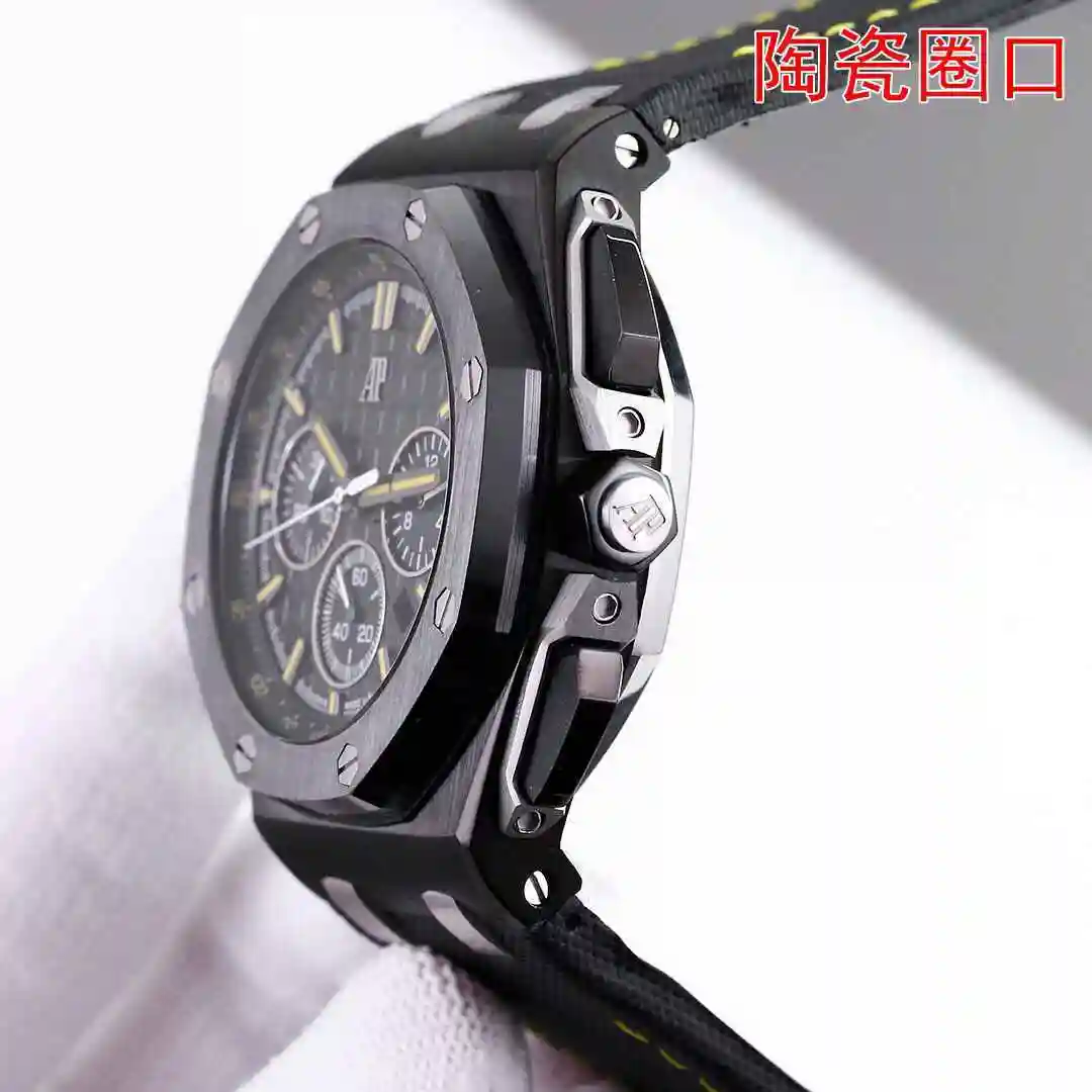 General Watches Audemars Piguet Aibi Watch Men's Watch Paired with Original Fully Automatic Mechanical Movement, Top Grade 316 Precision Steel Case with Mineral Super Strong Mirror Diameter 44mm KK014500 view 6