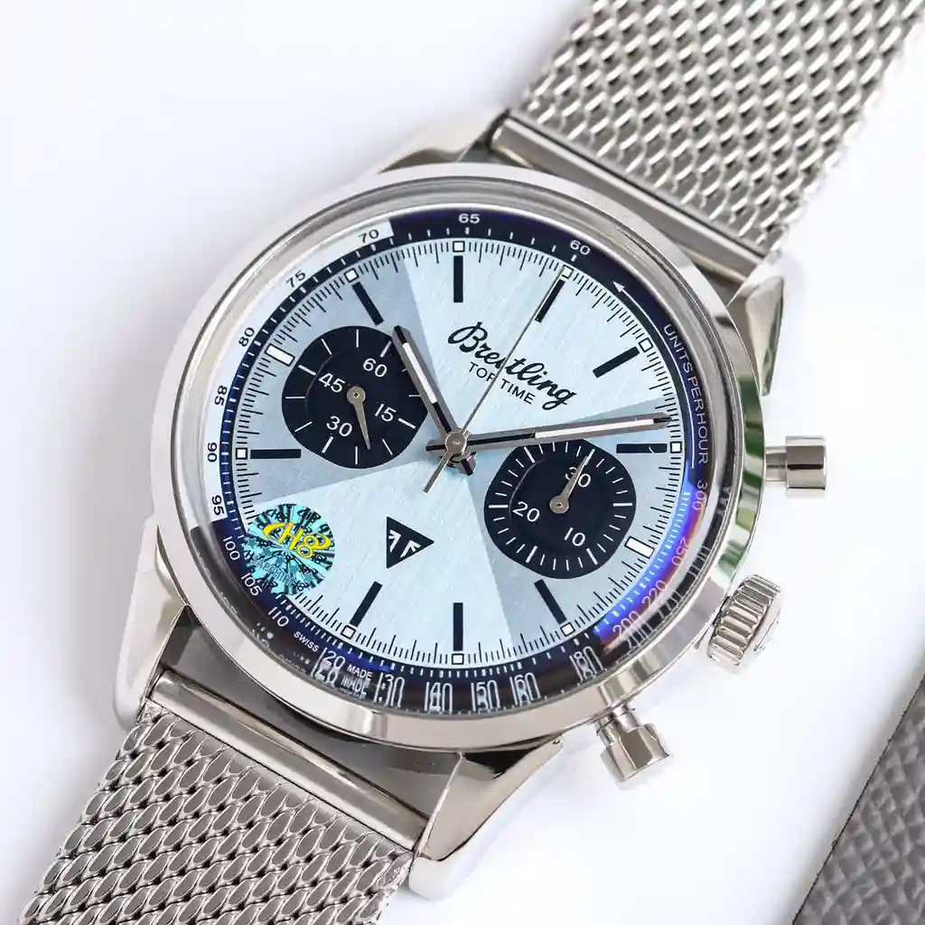 General Watches Breitling@Ling watch men's watch with original fully automatic mechanical movement top 316 stainless steel case strap mineral super mirror diameter 42mm KK014500 view 4
