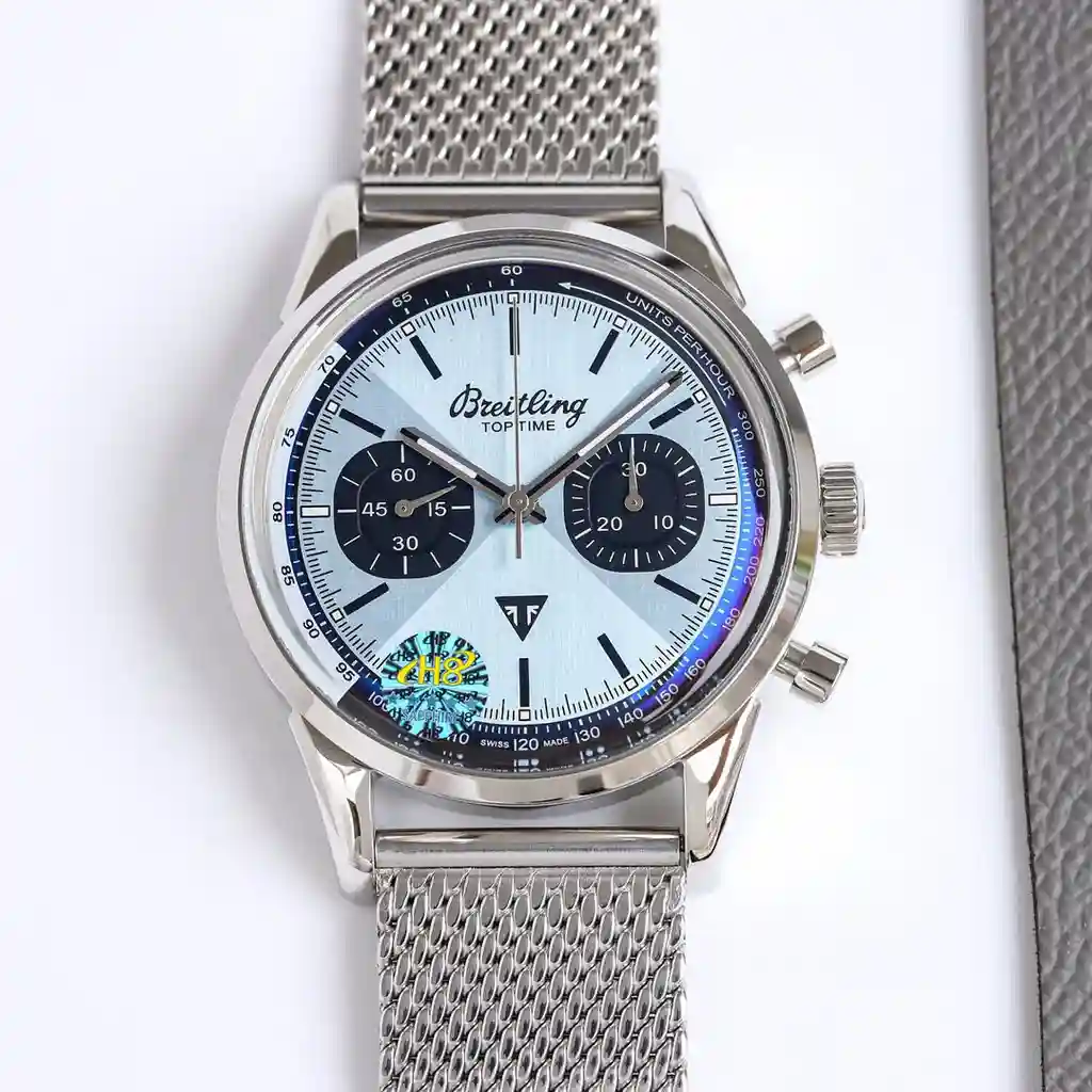 General Watches Breitling@Ling watch men's watch with original fully automatic mechanical movement top 316 stainless steel case strap mineral super mirror diameter 42mm KK014500 view 5