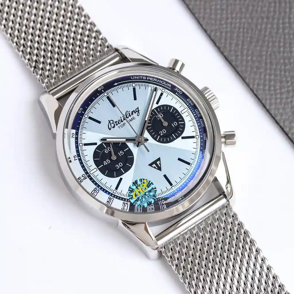 General Watches Breitling@Ling watch men's watch with original fully automatic mechanical movement top 316 stainless steel case strap mineral super mirror diameter 42mm KK014500 view 6