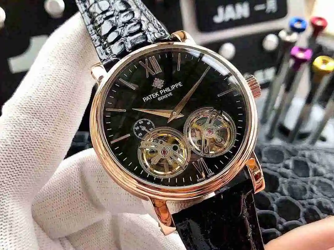 General Watches Patek Philippe Watch Men's Watch Paired with Original Fully Automatic Mechanical Movement Top Grade 316 Precision Steel Case Case with Mineral Super Strong Mirror Diameter 42mm KK05850 1 view 6