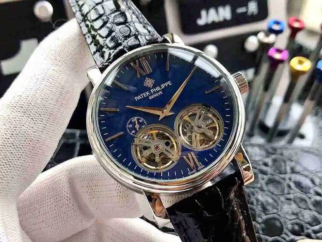 General Watches Patek Philippe Watch Men's Watch Paired with Original Fully Automatic Mechanical Movement Top Grade 316 Precision Steel Case Case with Mineral Super Strong Mirror Diameter 42mm KK05850 1 view 9