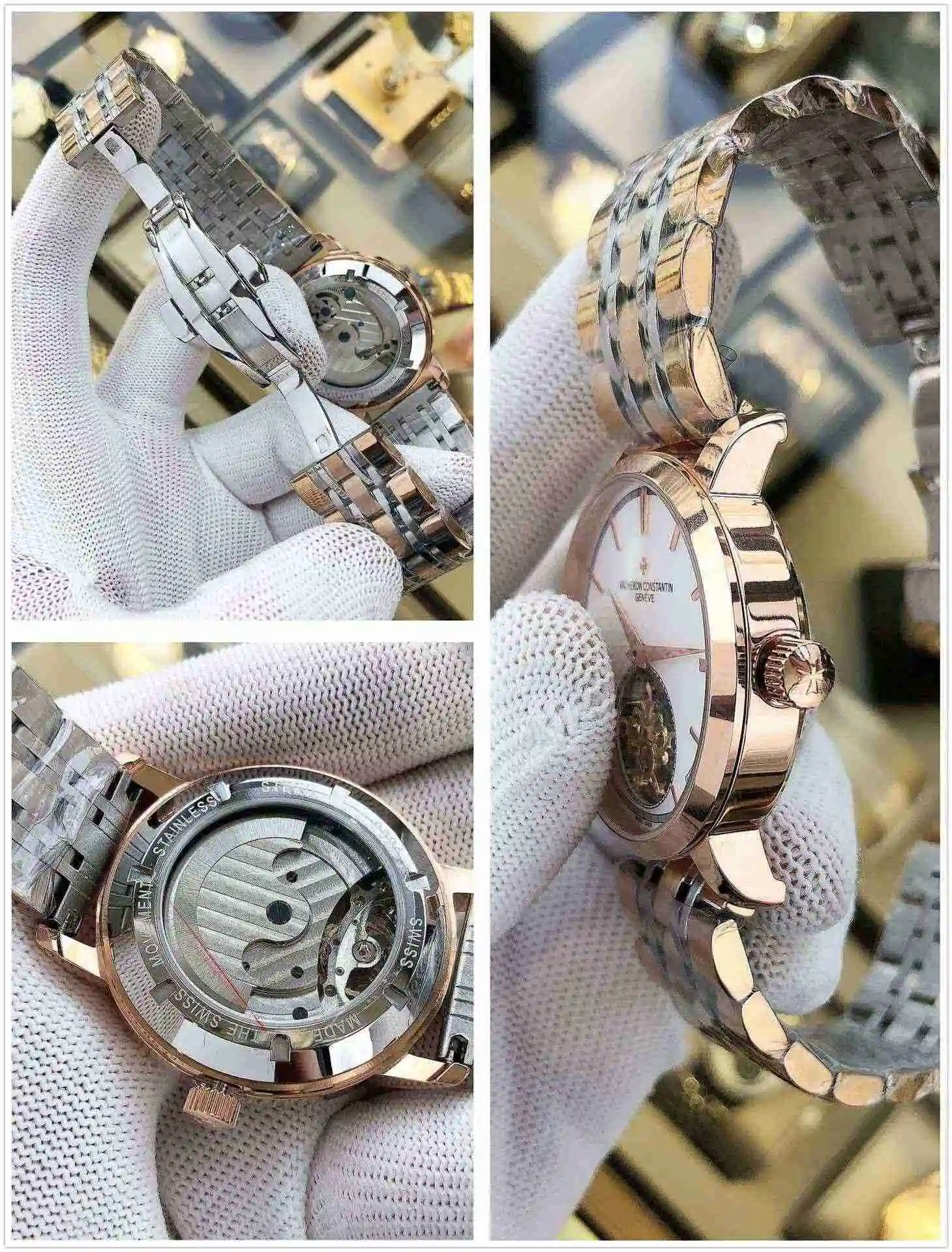 General Watches Vacheron Constantin Jiangshi Dandun White 390 Mei 410 Steel+20 Watch view 2
