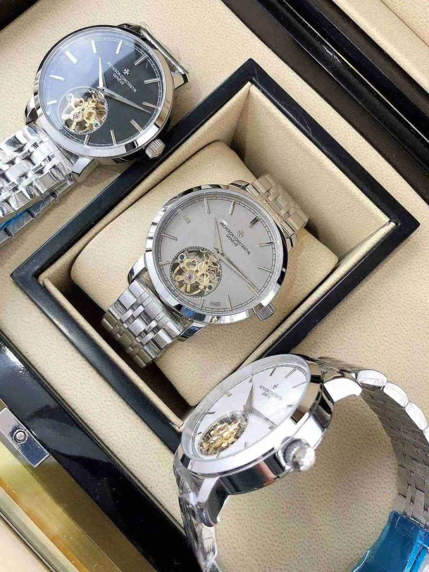 General Watches Vacheron Constantin Jiangshi Dandun White 390 Mei 410 Steel+20 Watch view 4