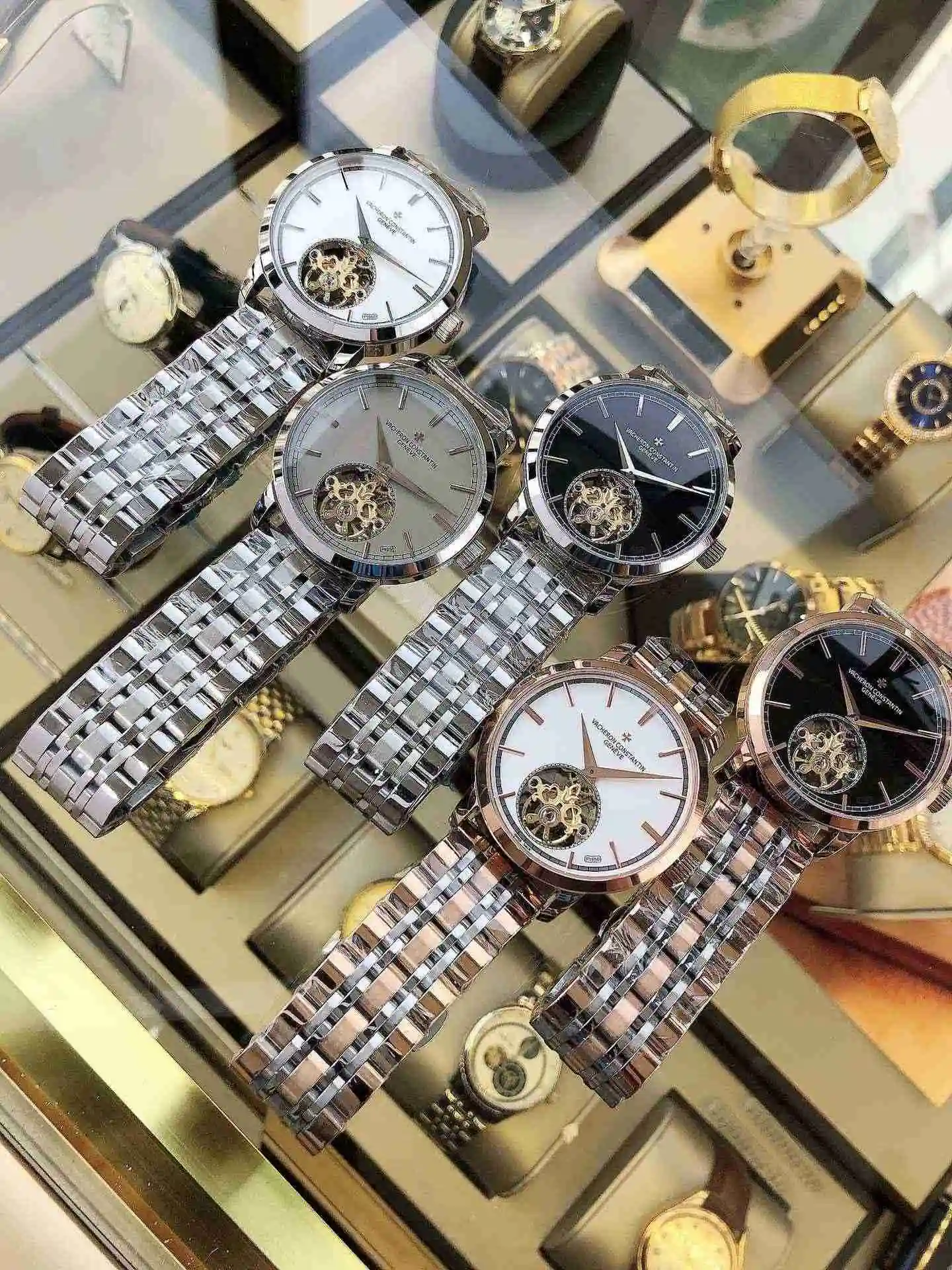 General Watches Vacheron Constantin Jiangshi Dandun White 390 Mei 410 Steel+20 Watch view 5