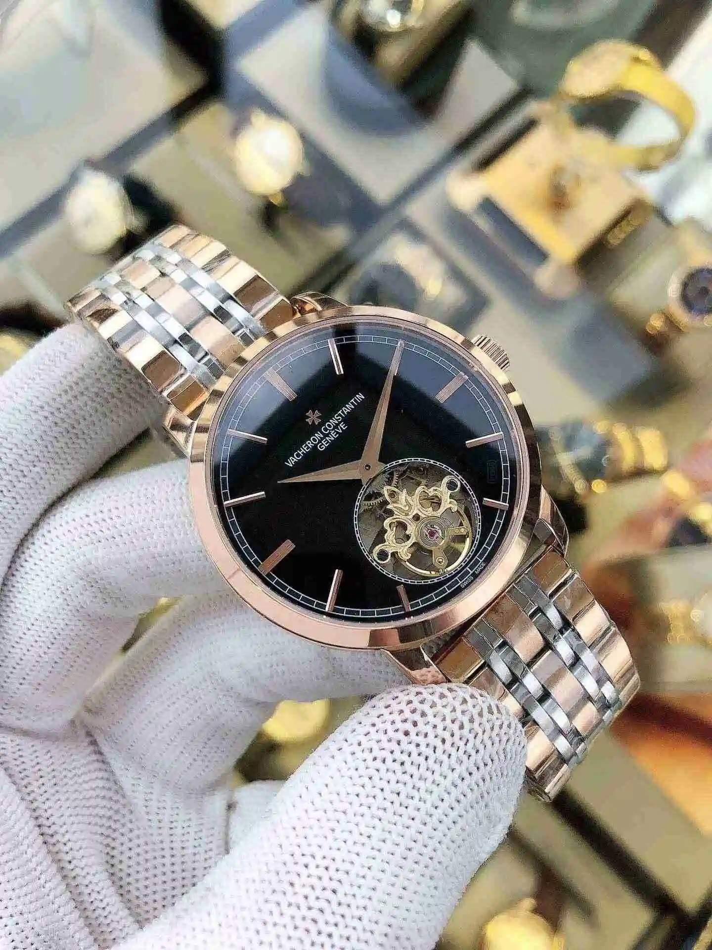 General Watches Vacheron Constantin Jiangshi Dandun White 390 Mei 410 Steel+20 Watch view 6