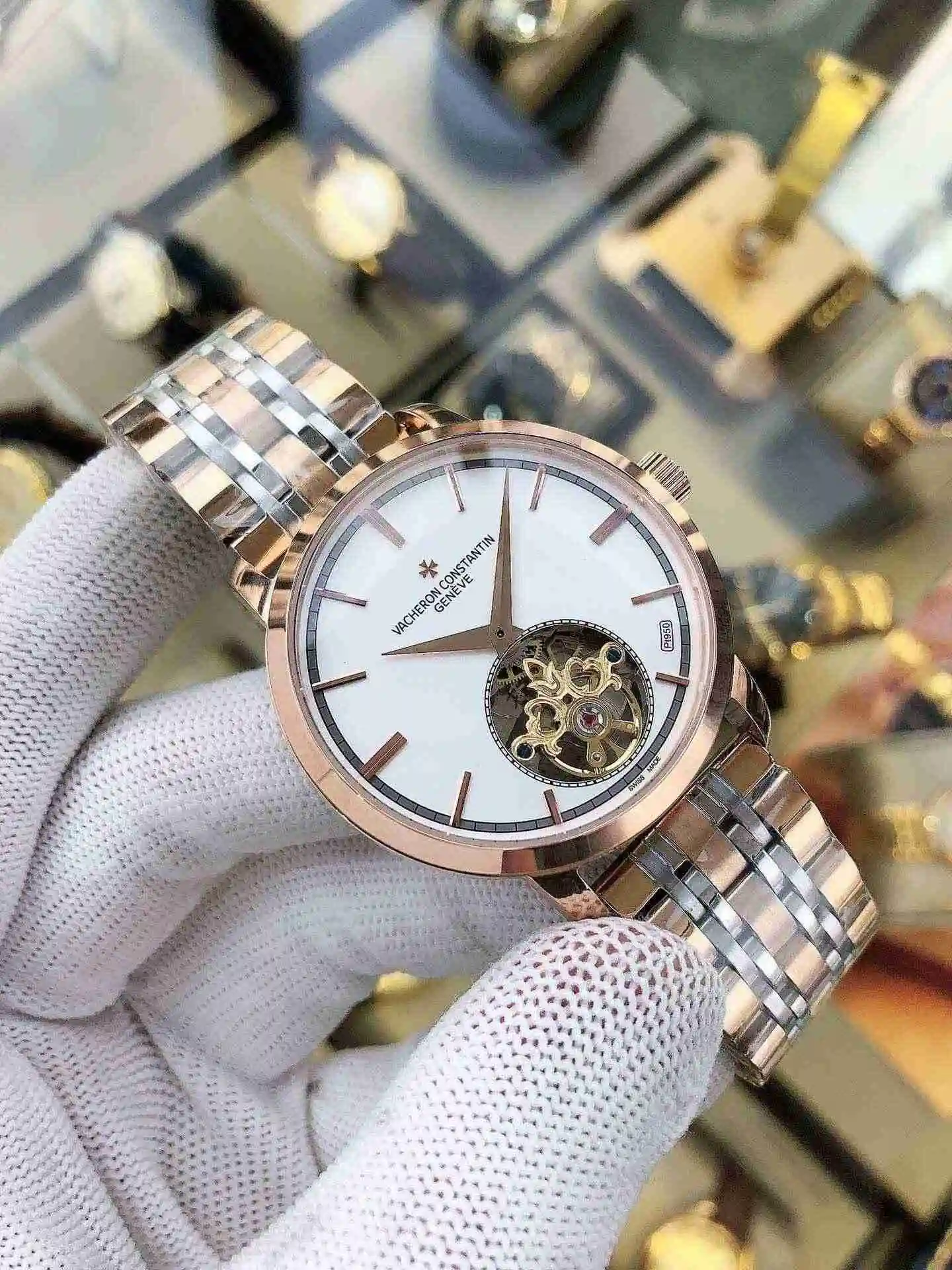 General Watches Vacheron Constantin Jiangshi Dandun White 390 Mei 410 Steel+20 Watch view 7