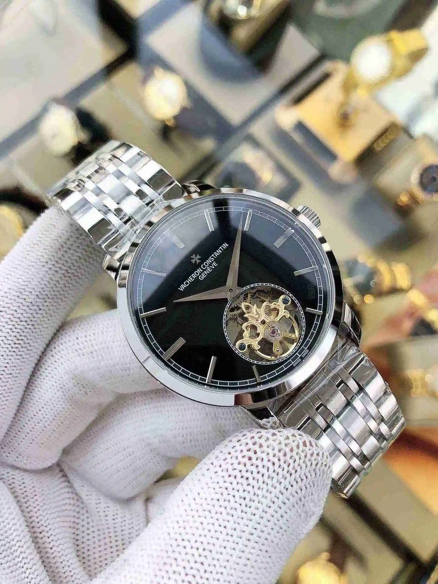 General Watches Vacheron Constantin Jiangshi Dandun White 390 Mei 410 Steel+20 Watch view 8