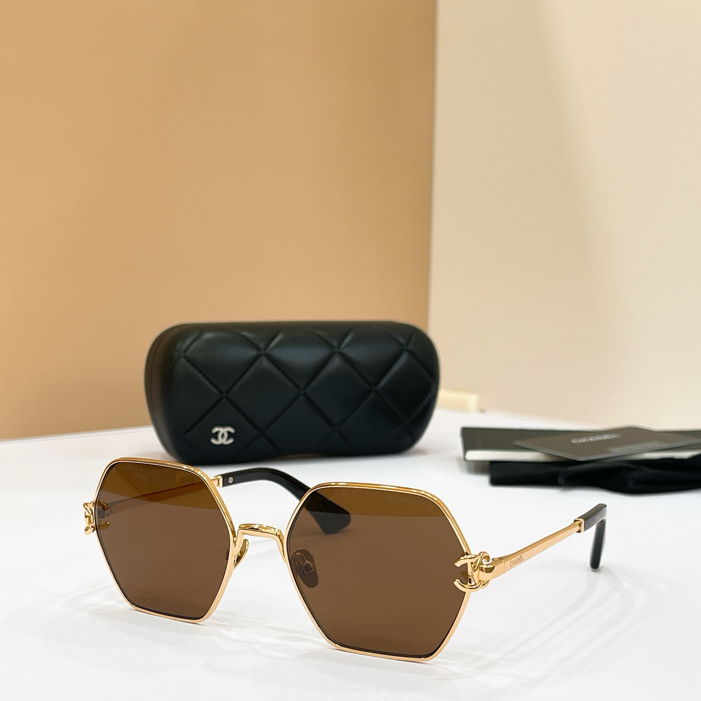 CHANE EL:2231 Size 54-17-145 Sunglasses view 5