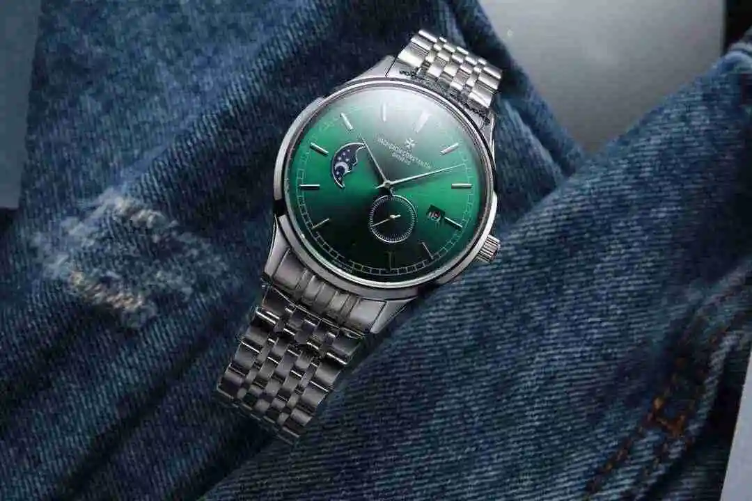 General Watches Vacheron Constantin Jiangshi Danton Watch Men's Watch Paired with Original Fully Automatic Mechanical Movement, Top Grade 316 Precision Steel Case with Mineral Super Strong Mirror Diameter 42mm kk06450 view 9