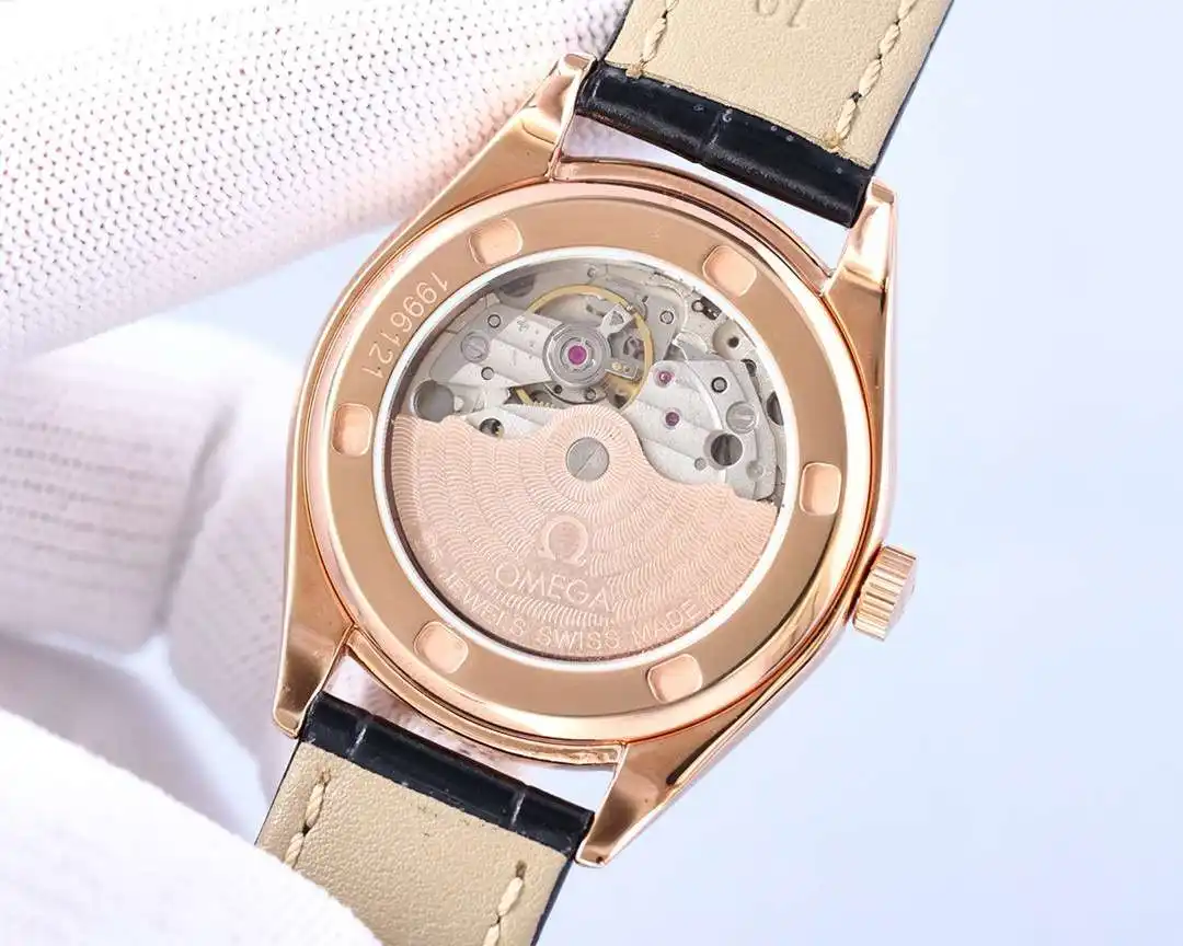General Watches Watch OMEGA men's watch with original fully automatic mechanical movement, top 316 stainless steel case and strap, mineral super mirror, diameter 39mm KK04550 view 3