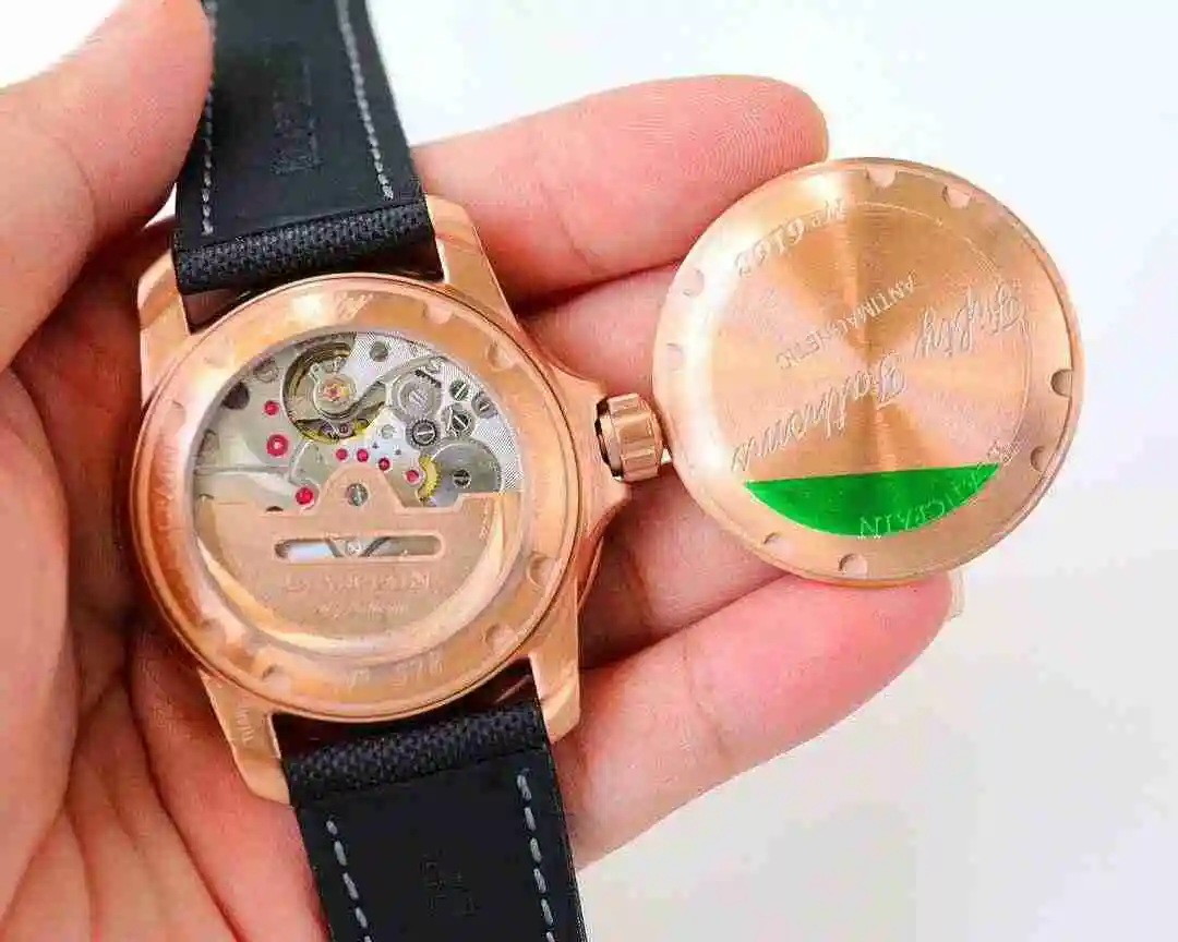 General Watches Bao Po Watch Men's Watch Paired with Original Fully Automatic Mechanical Movement, Top Grade 316 Precision Steel Case with Mineral Super Strong Mirror Diameter 45mm kk view 2