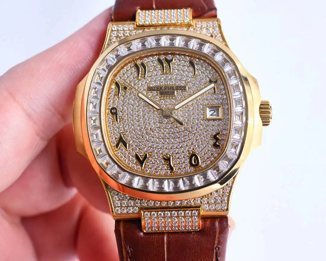 General Watches Patek Philippe Patek@Philippe watch men's watch with original fully automatic mechanical movement top 316 stainless steel case strap mineral super mirror diameter 40mm KK view 5