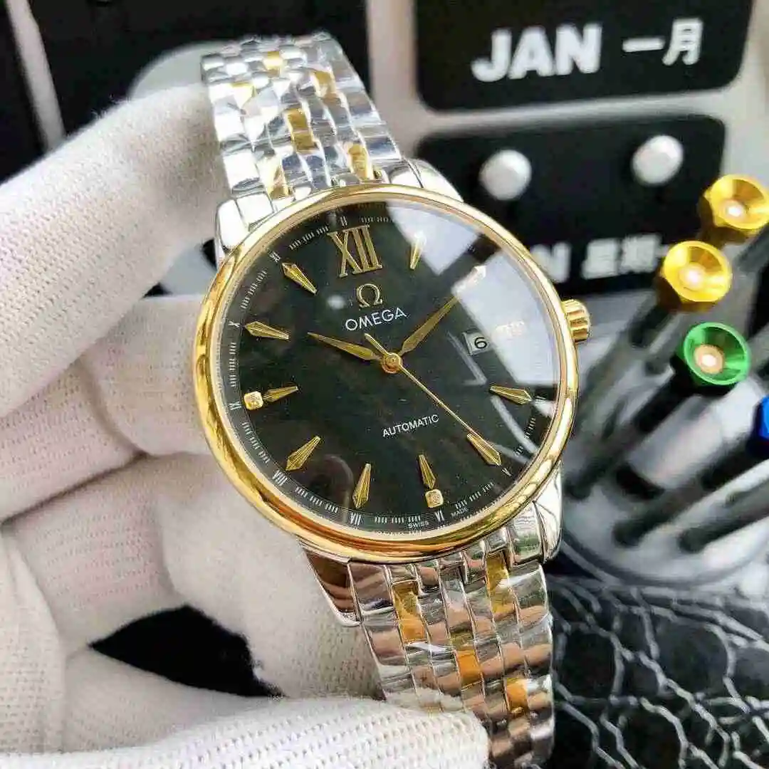 General Watches Omega Watch Men's Watch Paired with Original Fully Automatic Mechanical Movement Top Grade 316 Precision Steel Case with Mineral Super Strong Mirror Diameter 40mm KK04250 1 view 6