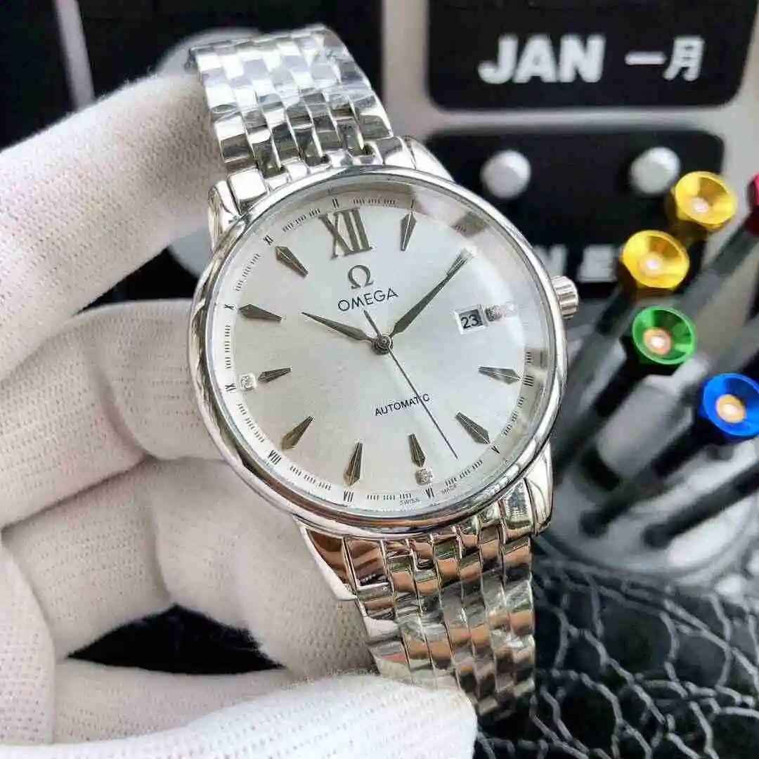 General Watches Omega Watch Men's Watch Paired with Original Fully Automatic Mechanical Movement Top Grade 316 Precision Steel Case with Mineral Super Strong Mirror Diameter 40mm KK04250 1 view 9
