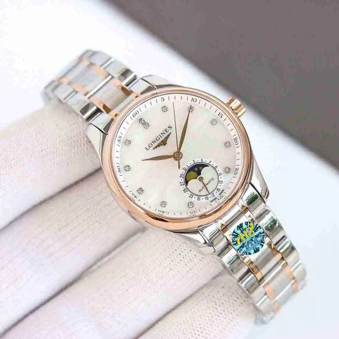 General Watches Longines Watch Women's Watch Paired with Original Fully Automatic Mechanical Movement Top grade 316 Precision Steel Case with Mineral Super Strong Mirror Diameter 34mm KK08900 1 view 7