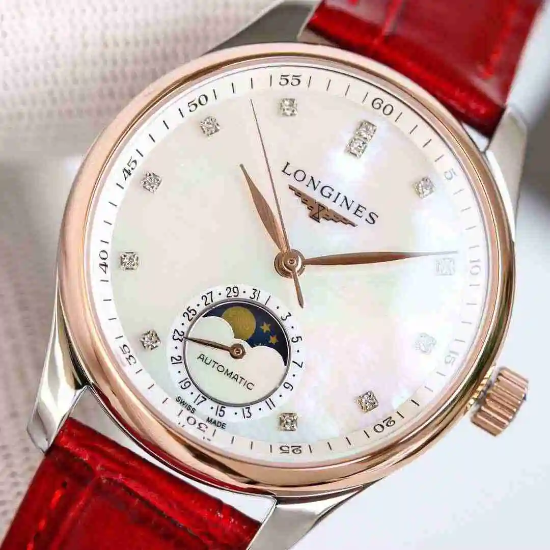 General Watches Longines Watch Women's Watch Paired with Original Fully Automatic Mechanical Movement Top grade 316 Precision Steel Case with Mineral Super Strong Mirror Diameter 34mm KK08900 1 view 8
