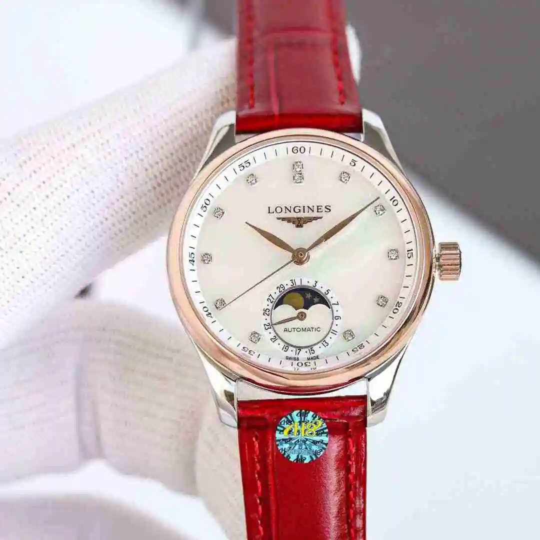General Watches Longines Watch Women's Watch Paired with Original Fully Automatic Mechanical Movement Top grade 316 Precision Steel Case with Mineral Super Strong Mirror Diameter 34mm KK08900 1 view 9