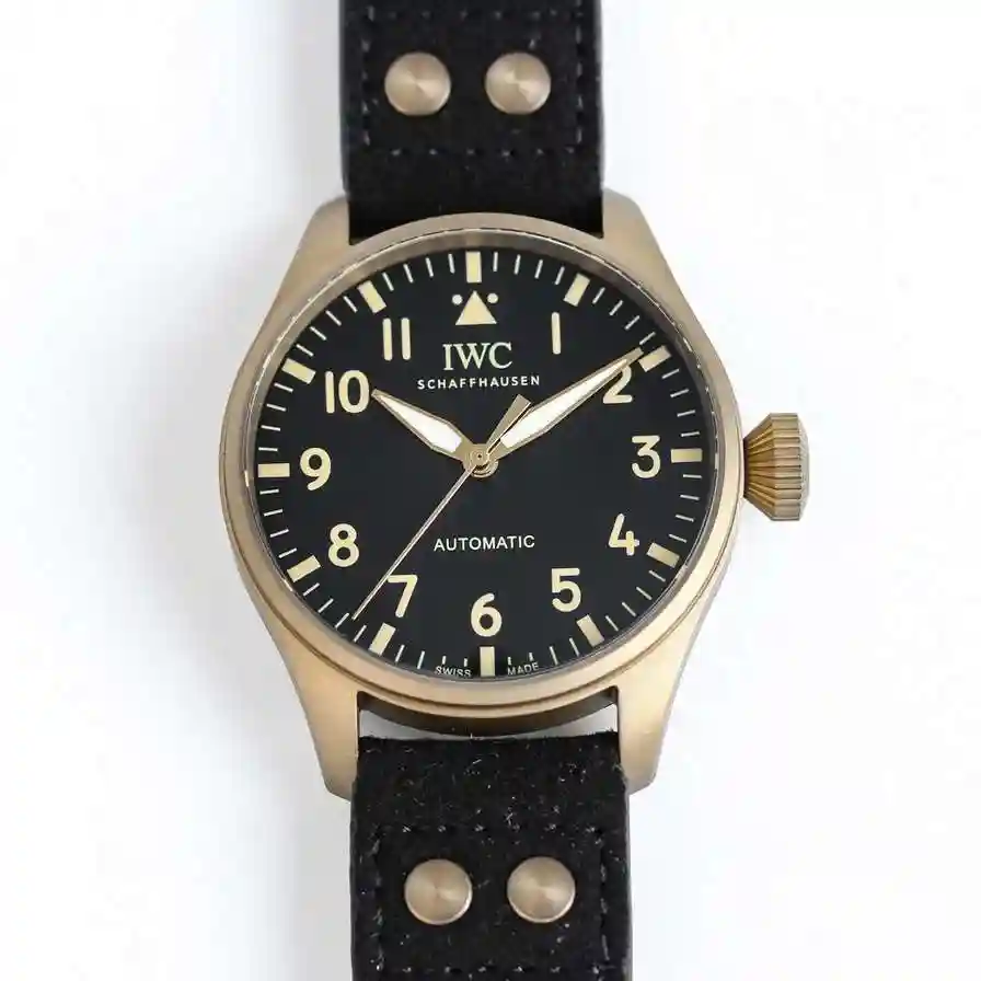 General Watches IWC Wan @ National Watch Men's Watch Paired with Original Fully Automatic Mechanical Movement Top Grade 316 Precision Steel Case with Mineral Super Strong Mirror Diameter 43mm KK view 9