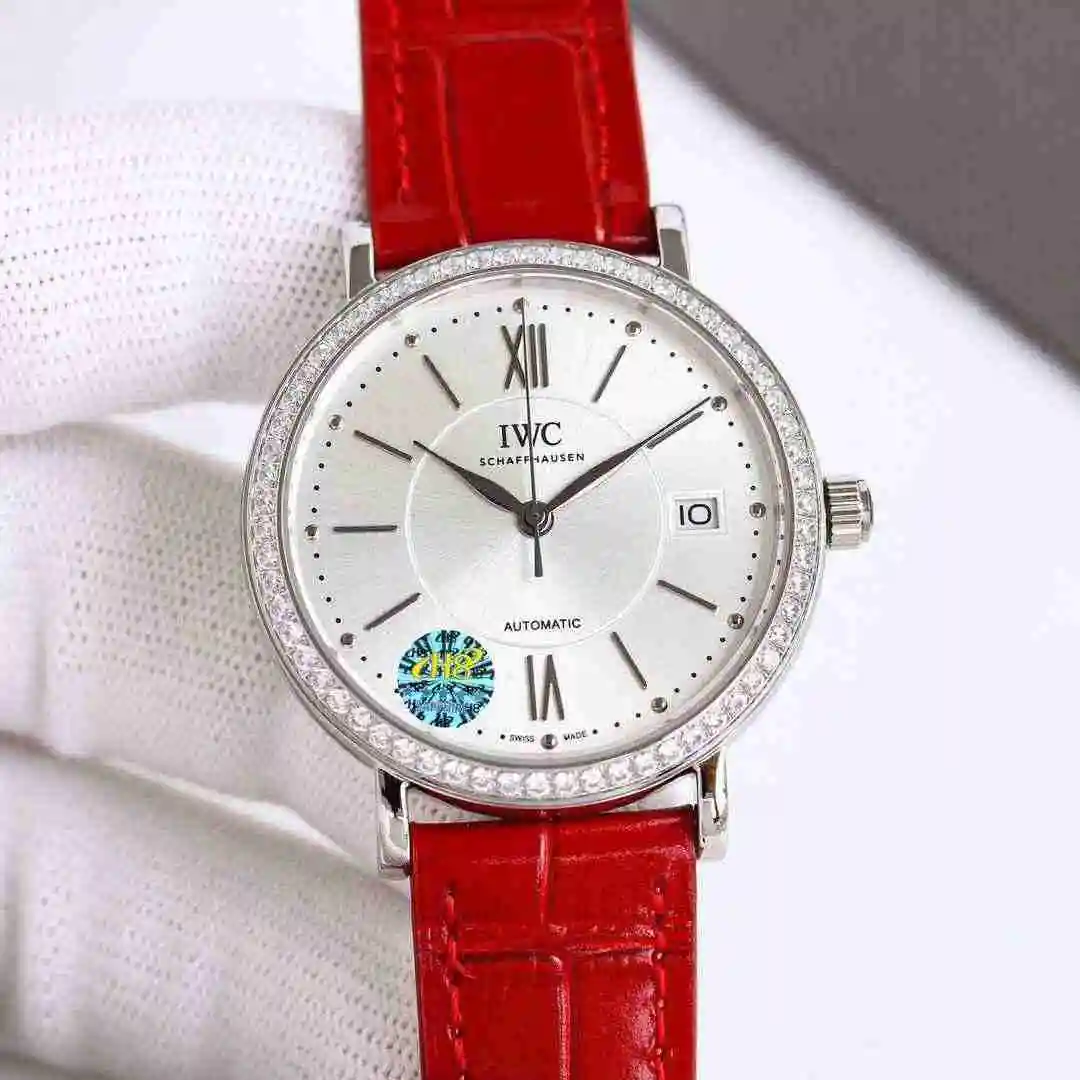General Watches IWC Wanguo Watch Women's Watch Paired with Original Fully Automatic Mechanical Movement Top Grade 316 Precision Steel Case with Mineral Super Strong Mirror Diameter 37mm kk09800 view 5