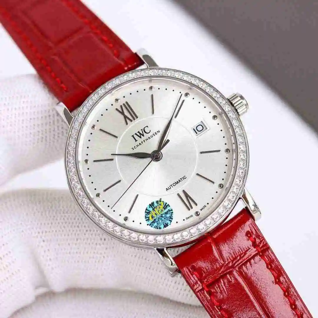 General Watches IWC Wanguo Watch Women's Watch Paired with Original Fully Automatic Mechanical Movement Top Grade 316 Precision Steel Case with Mineral Super Strong Mirror Diameter 37mm kk09800 view 6