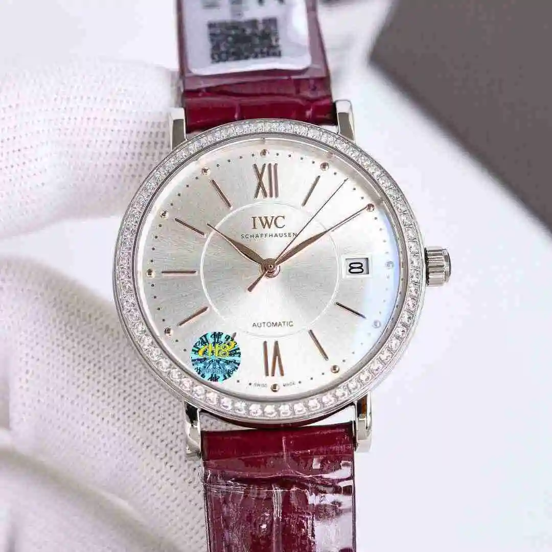 General Watches IWC Wanguo Watch Women's Watch Paired with Original Fully Automatic Mechanical Movement Top Grade 316 Precision Steel Case with Mineral Super Strong Mirror Diameter 37mm kk09800 view 7