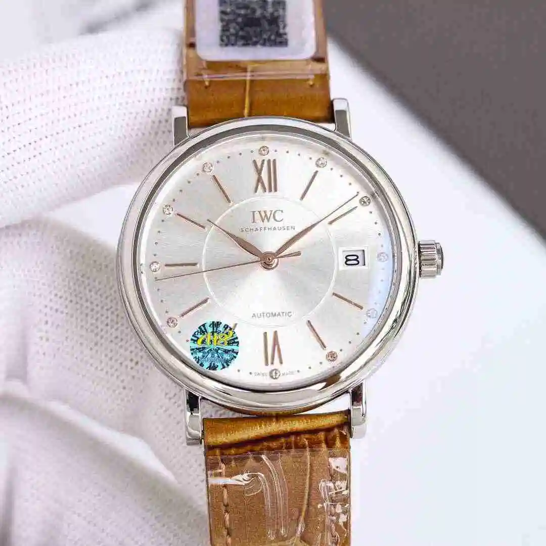 General Watches IWC Wanguo Watch Women's Watch Paired with Original Fully Automatic Mechanical Movement Top Grade 316 Precision Steel Case with Mineral Super Strong Mirror Diameter 37mm kk09800 view 9