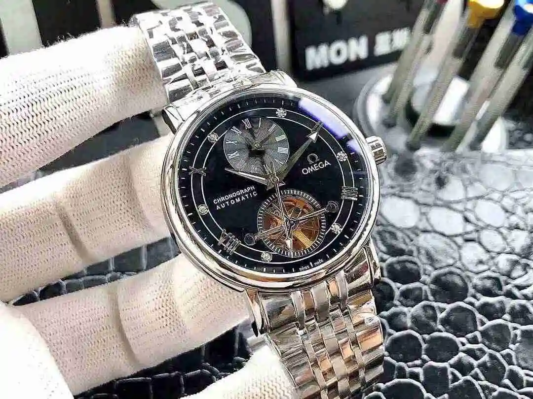 General Watches Omega Watch Men's Watch Paired with Original Fully Automatic Mechanical Movement Top Grade 316 Precision Steel Case with Mineral Super Strong Mirror Diameter 42mm KK ) view 9