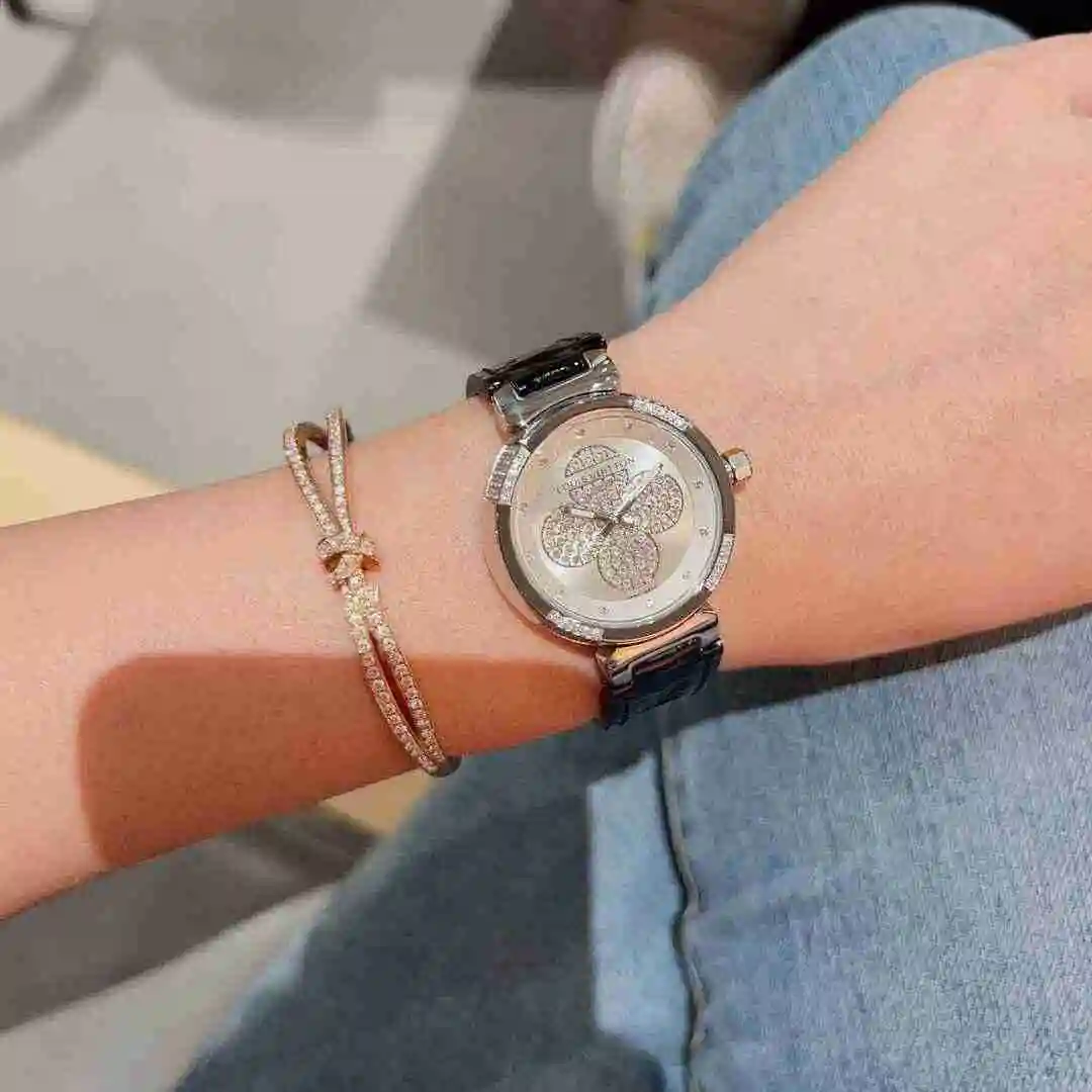 General Watches LV watch for women with original fully automatic mechanical movement, top grade 316 precision steel case with mineral super strong mirror diameter 33mm KK02550 4 view 2