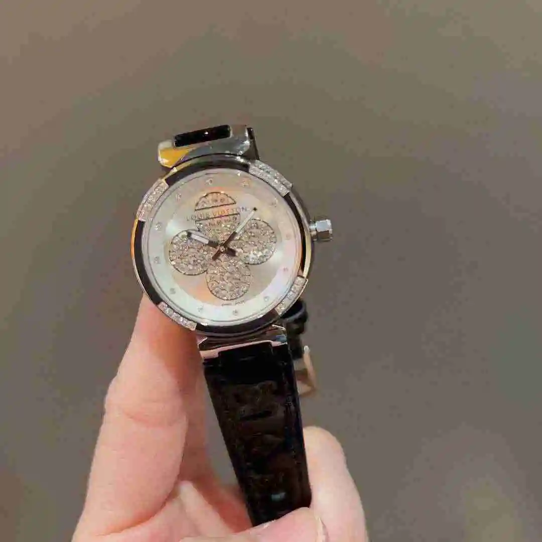 General Watches LV watch for women with original fully automatic mechanical movement, top grade 316 precision steel case with mineral super strong mirror diameter 33mm KK02550 4 view 4