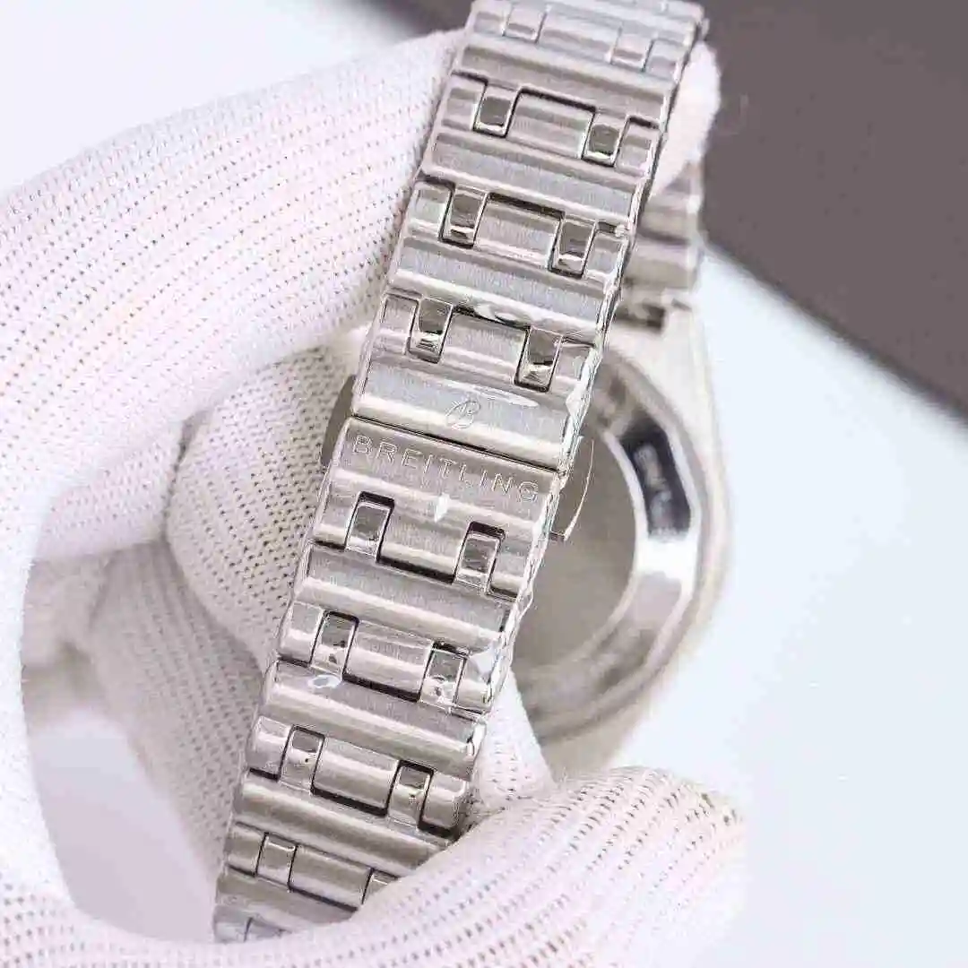 General Watches Breitling Watch Men's Watch Paired with Original Fully Automatic Mechanical Movement Top Grade 316 Precision Steel Case with Mineral Super Strong Mirror Diameter 40mm KK016500 view 2